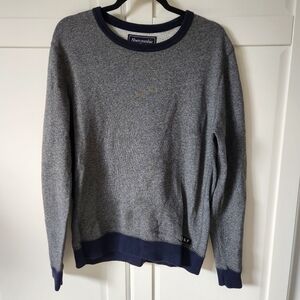 ABERCROMBIE & FITCH Gray charcoal crewneck sweater Size M